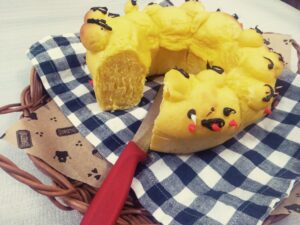 ピカチュウのちぎりパン 休日に子どもと作るキャラクターパン おうちでパン